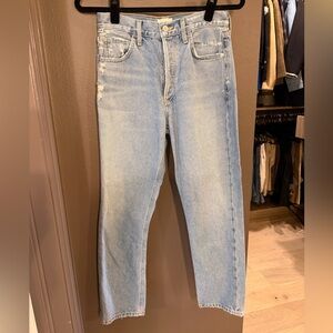 Citizens Of Humanity Charlotte Crop High Rise Straight Jeans